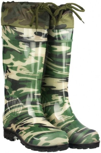 Чоботи Полювання-рибалка khaki р. 41 Мілітарі