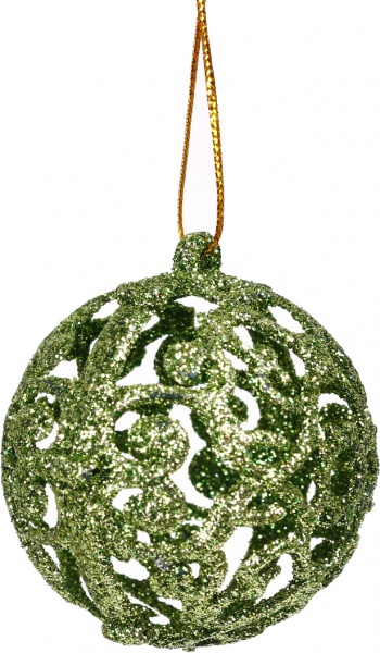 Набор елочных шаров ажурный цвет в ассортименте d 40 мм 20 шт./уп.