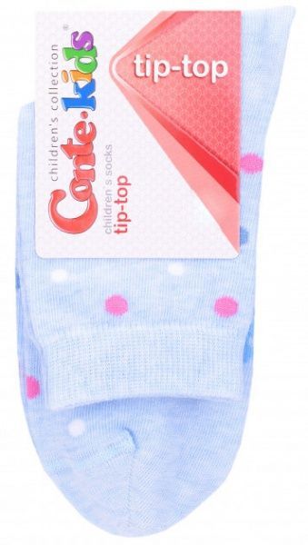 Носки детскиедля девочек Conte-Kids Tip-Top 5С-11СП 141 р.22 светло-голубой 