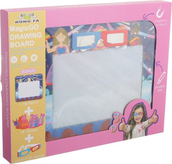 Доска магнитная Model girl для рисования SD084