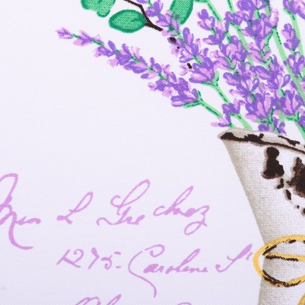 Подушка на табурет Лаванда 32x32x1,5 Luna