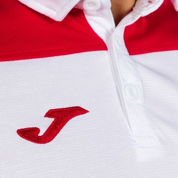 Поло Joma POLO SHIRT HOBBY II WHITE-RED S/S 101371.206 2XL белый