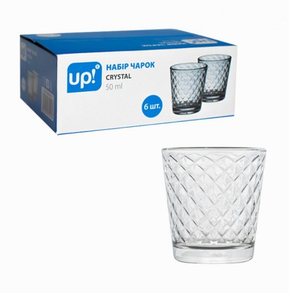 Набор рюмок Омега 50 мл 6 шт. UP! (Underprice) 