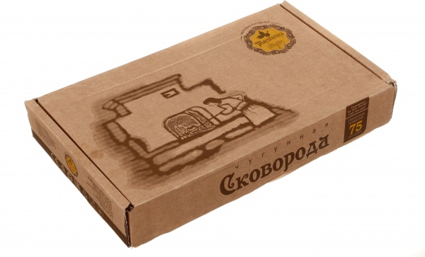 Сковорода для млинців чавунна з дерев'яною ручкою 24x2,5 см Т301 Maysternya