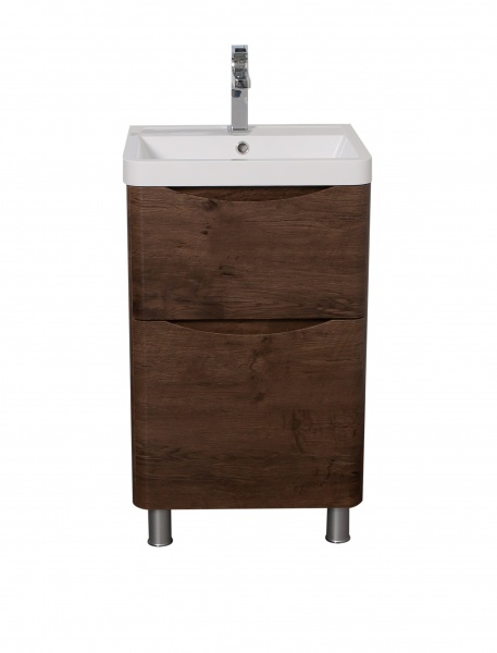 Тумба підлогова Aqua Rodos Vista каштан з умивальником Ваr 50 см