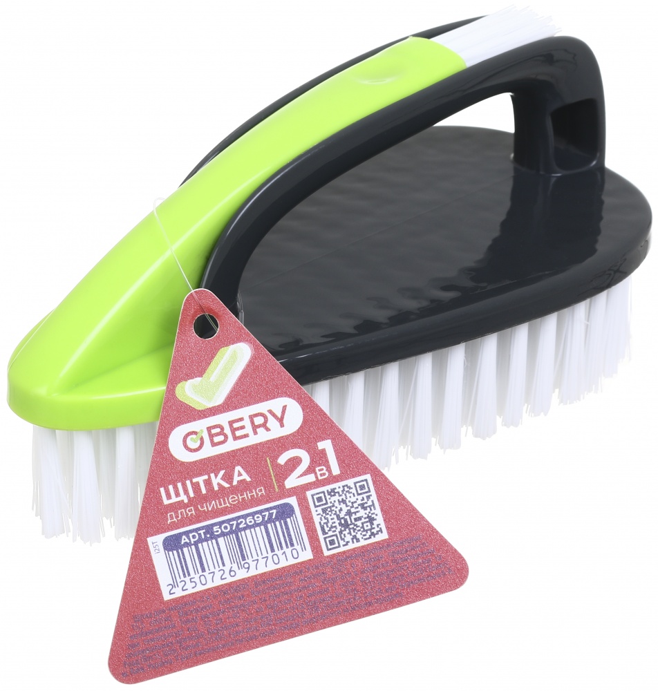 Щетка для чистки 2в1 OBERY 13,5 см