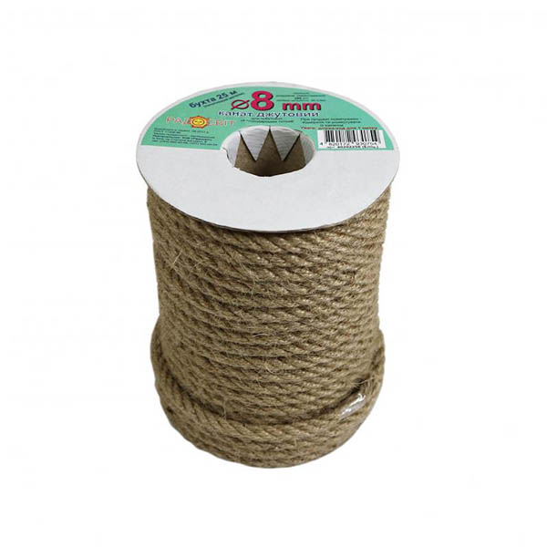 Канат Радосвіт джутовый 8 мм