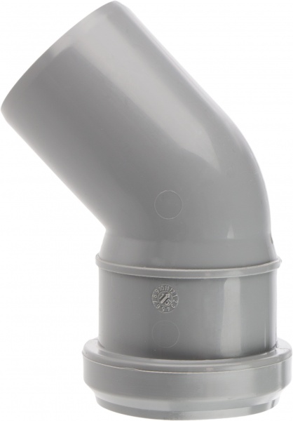 Колено канализационное ValRom ПП 50x45°