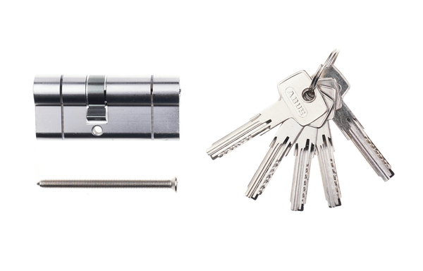 Цилиндр Abus D6PS N 40/50 5K 40x50 ключ-ключ 90 мм матовый никель