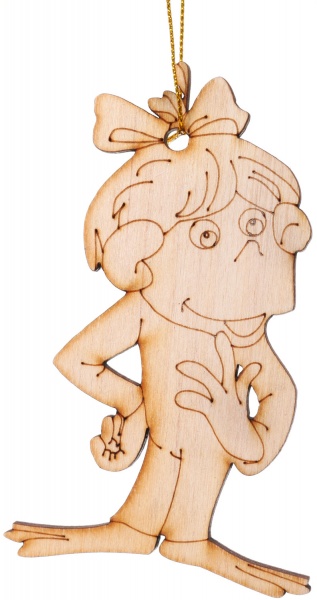 Елочная игрушка Обезьянка 8052 11 см  