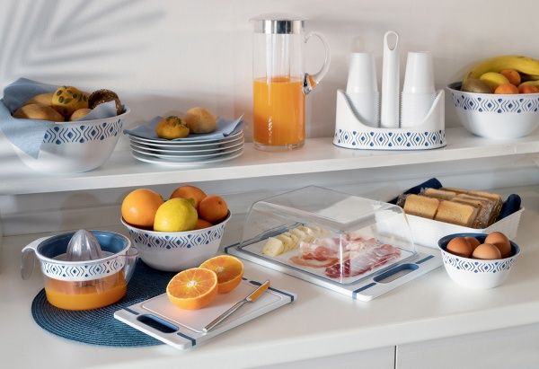 Тримач паперових рушників Tosca біло-синій (55301) Stefanplast