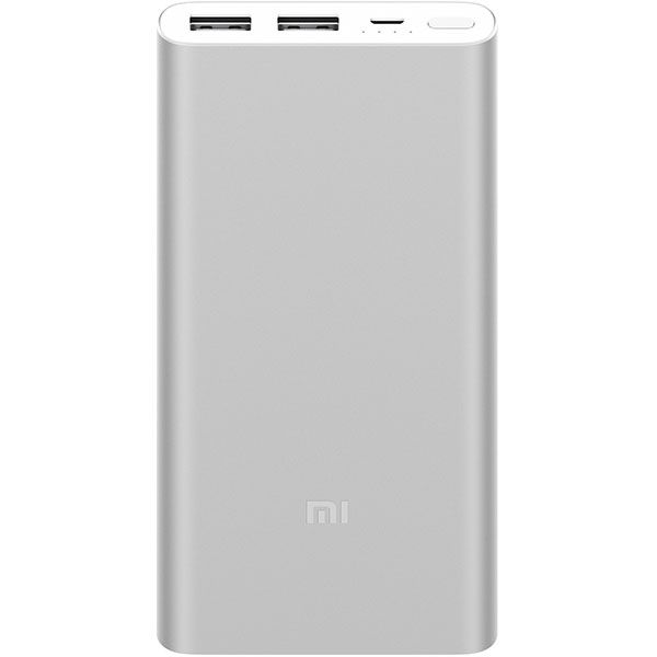 Зовнішній акумулятор (Powerbank) Xiaomi Mi 2s 10000 mAh silver (359775)
