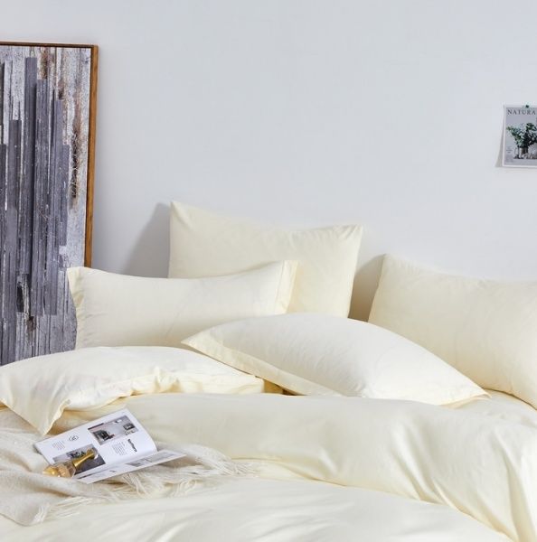 Комплект постільної білизни сімейний бежевий Word of Dream 