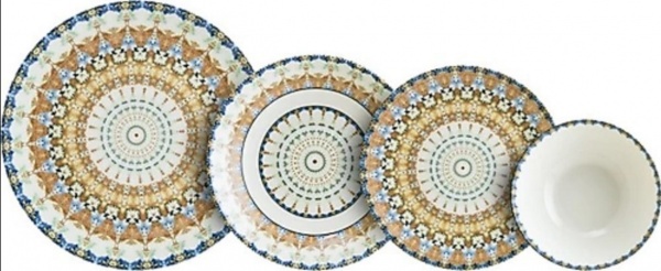 Тарілка глибока Ethnic Pino 25 см Bonna