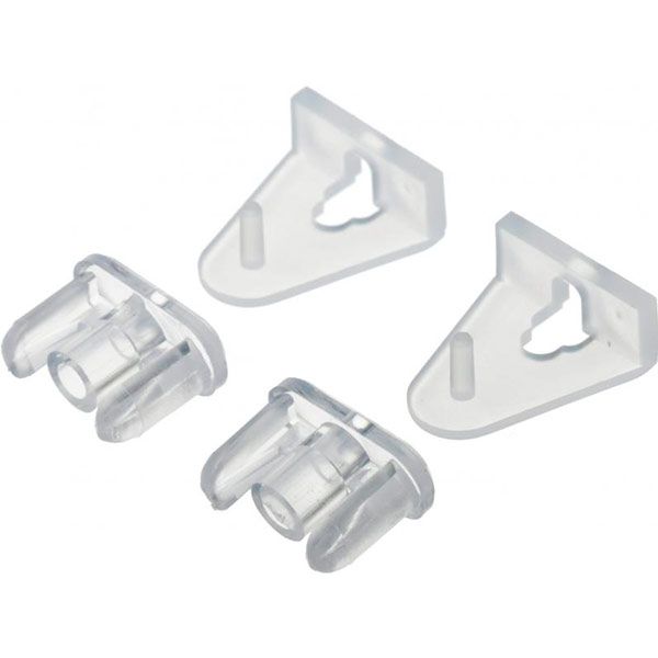 Комплект Rollotex нижняя фиксация для жалюзи прозрачный 