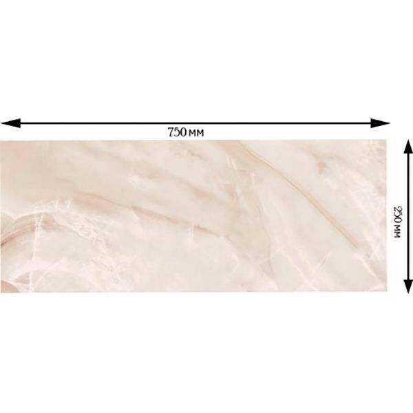 Плитка STN CERAMICA Діва Крем BR 25x75 