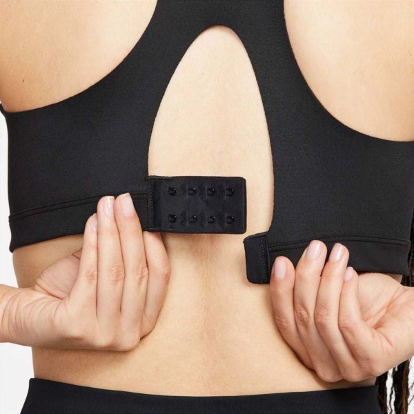 Бра Nike W NK DF ALPHA ZIP-FRONT BRA DD0436-010 р.2XF-G чорний