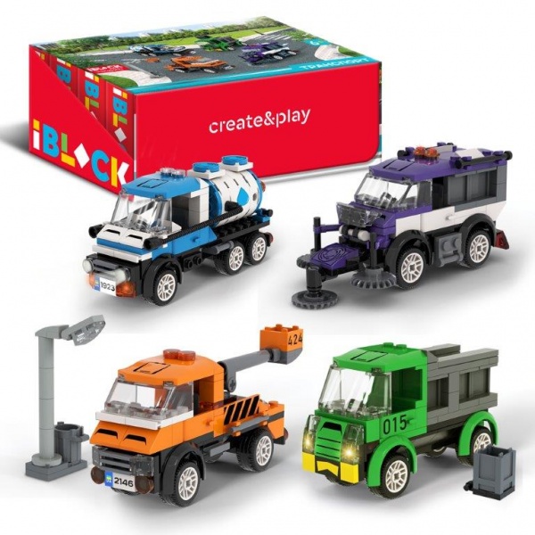 Конструктор Iblock Городской транспорт PL-921-472