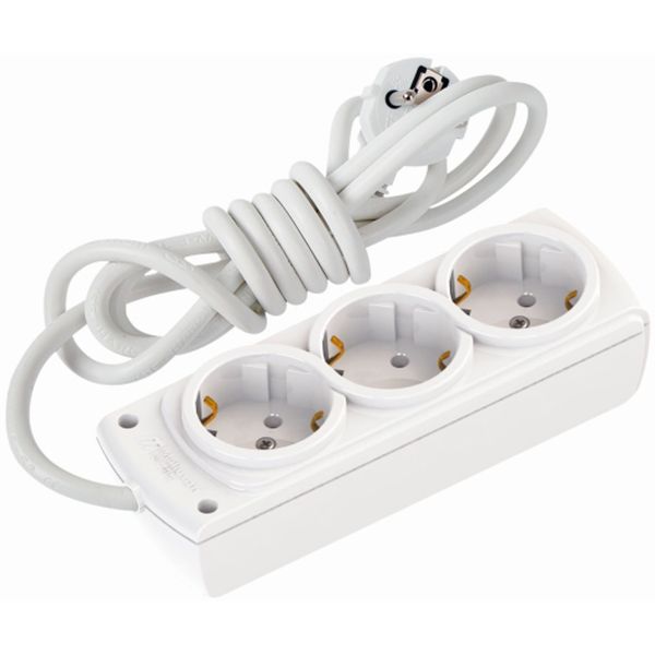 Удлинитель Mutlusan 3 гнезда 3 м с заземлением
