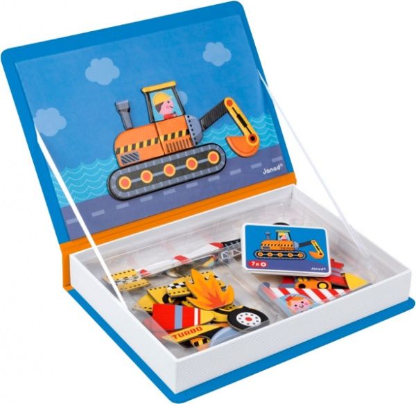 Игра настольная Janod Magneti'book Транспорт J02715