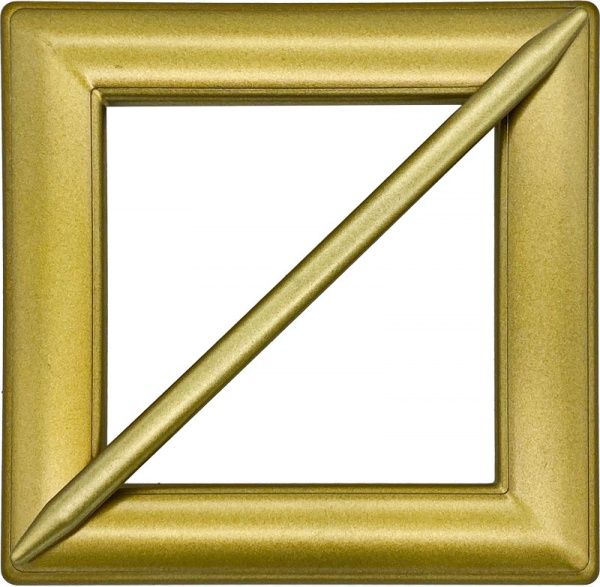 Декор Квадрат 150х150 мм антик темний V0001-6 MISLT