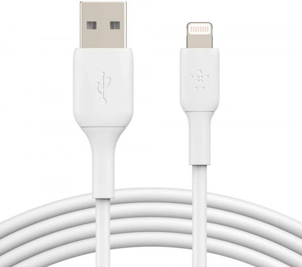 Кабель Belkin Lightning – USB 2 м білий (CAA001bt2MWH) 