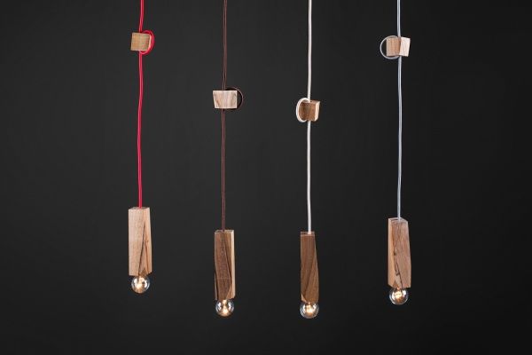 Світильник підвісний ADLUX Easy EP-4-W-Bl 4x10 Вт E14 горіх 