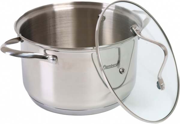 Каструля Tradition 3,6 л зі скляною кришкою Flamberg