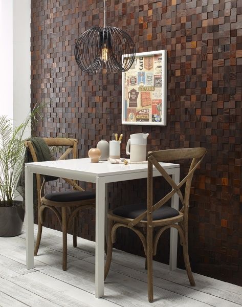 Мозаїчна плитка деревина 270х270 мм Tessera Ясень Термо