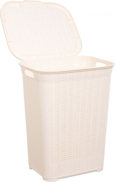 Корзина для белья FLOsoft 50 л крем