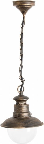 Світильник садовий Інтерклас Брно E14 40 Вт латунь С 2104 