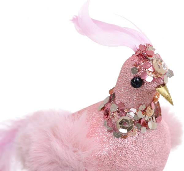 Декорація новорічна Пташка делікатна 28 см EPI-EYJY15487 middle 