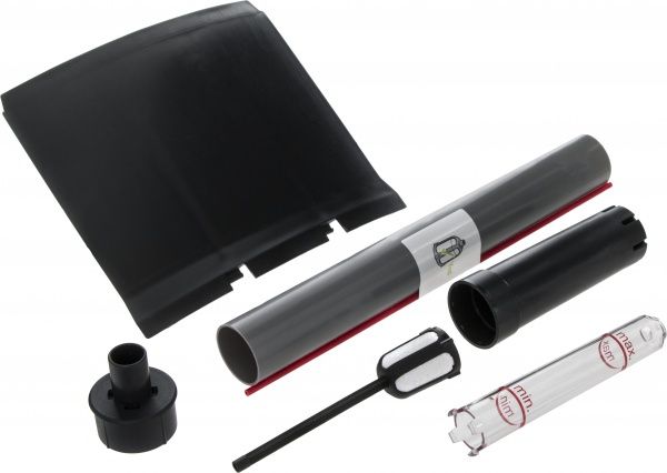 Вазон пластиковый Lechuza Quadro Premium LS 28 квадратный 19,7л кофейный (16141) 