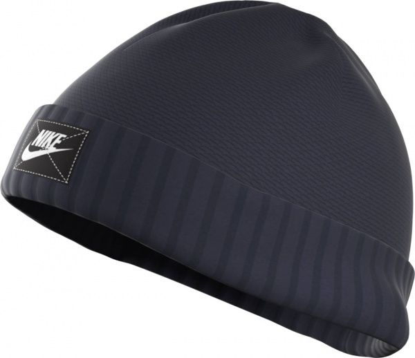 Шапка Nike U NSW BEANIE CUFFED FUTURA CW6323-451 OS черный