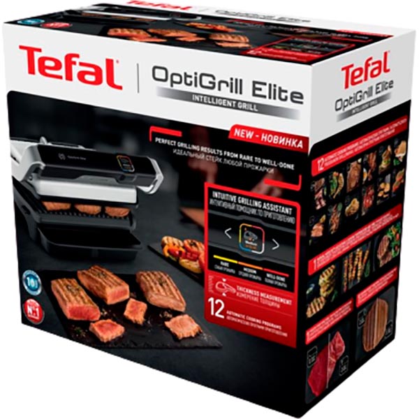 Гриль Tefal OptiGrill Elite GC750D30