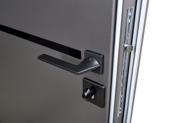 Двері вхідні Abwehr АП2-251 (КВЦ) ЧФ Kale 257/Securemme2061 кварцит 2050х860 мм праві