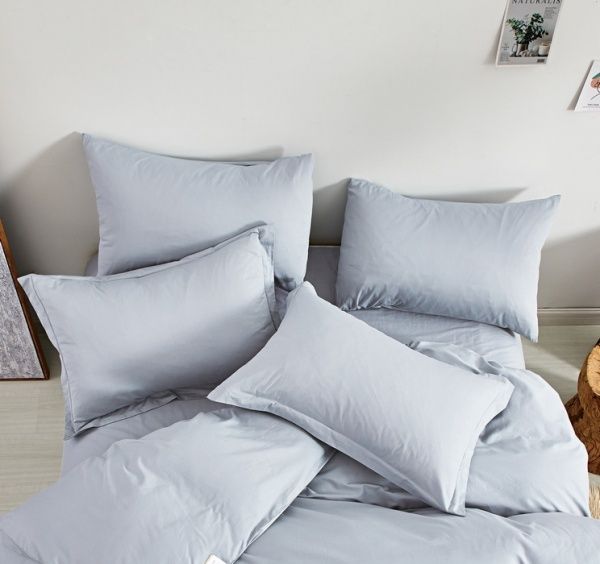 Комплект постельного белья семейный светло-голубой Word of Dream 