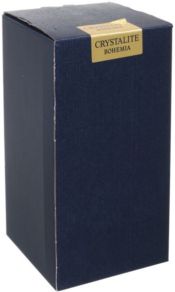 Ваза Casablanca стеклянная прозрачная 30,5 см Bohemia