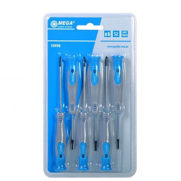 Набор отверток Proline Soft-Touch 10998