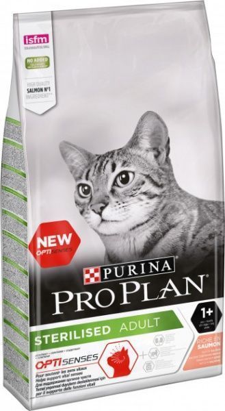 Корм Purina Pro Plan Sterilised лосось 10 кг