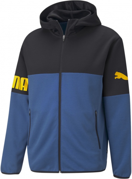Джемпер Puma POWER CAT FULL-ZIP HOODIE 84992617 р. M бірюзовий