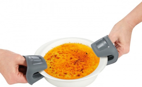 Силіконова прихватка набір 2 шт GrandChef 428754 7,5x7 см графіт Tescoma 