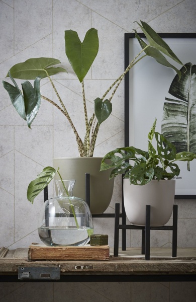 Вазон керамічний Edelman Tusca 25 см круглий 8,95 л темно-коричневий (144299) 