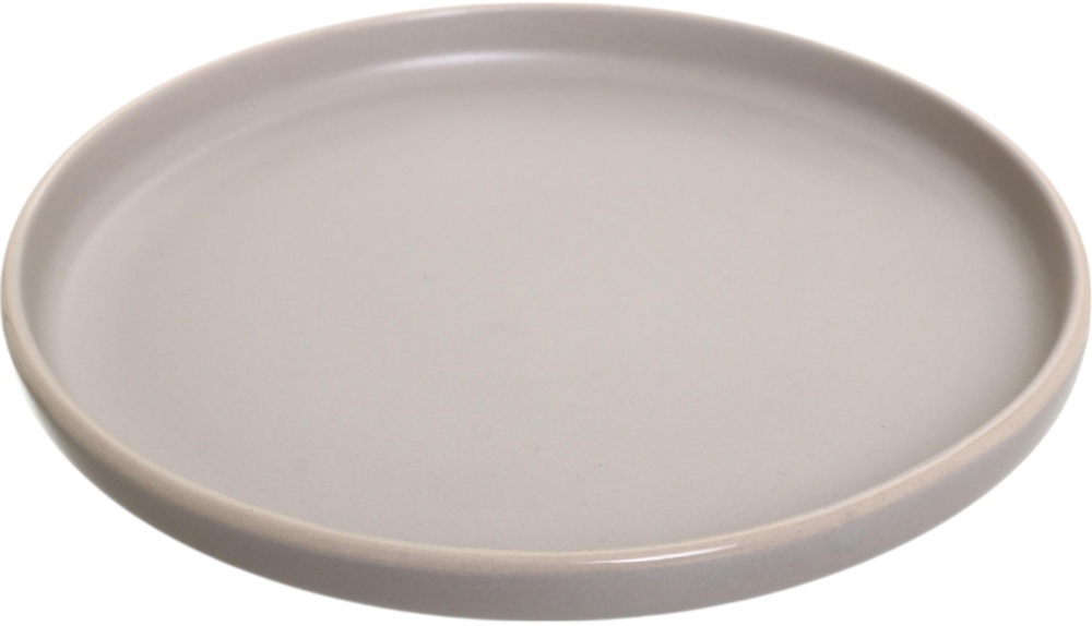 Тарелка обеденная Bella Vita Valley 21 см серая