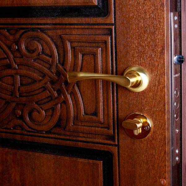 Дверь входная Мавіс № С-31+3Д дуб золотойпатина 2030x960мм правая