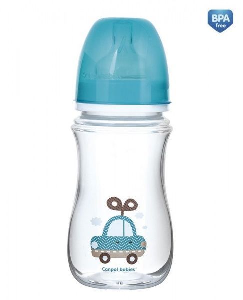 Пляшка Canpol Babies Easystart - Toys 240 мл 35/221_blu