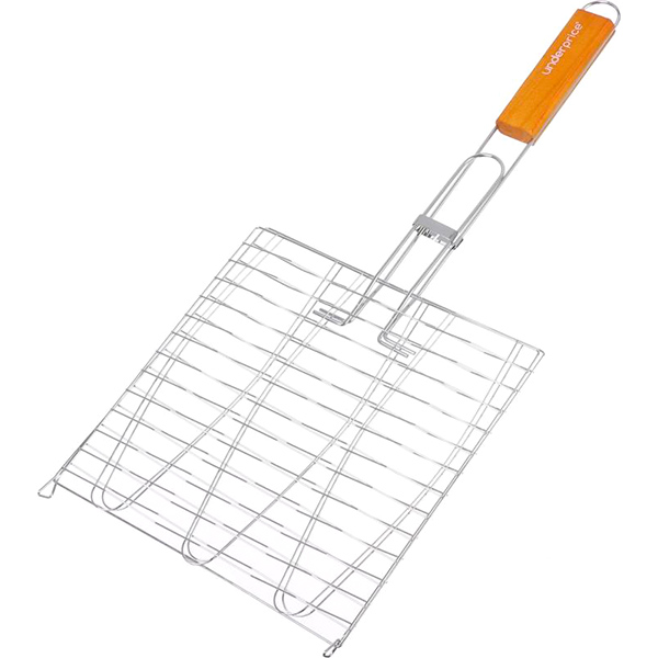 Решітка-гриль UP! (Underprice) для риби, хромована, 61х28х28cm, №671300