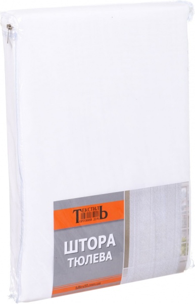 Тюль Plain 400х280 см белая