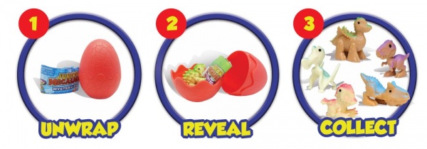 Игрушка Dragon-I Джуниор Мегазавр Таинственные яйца в ассортименте 16964 