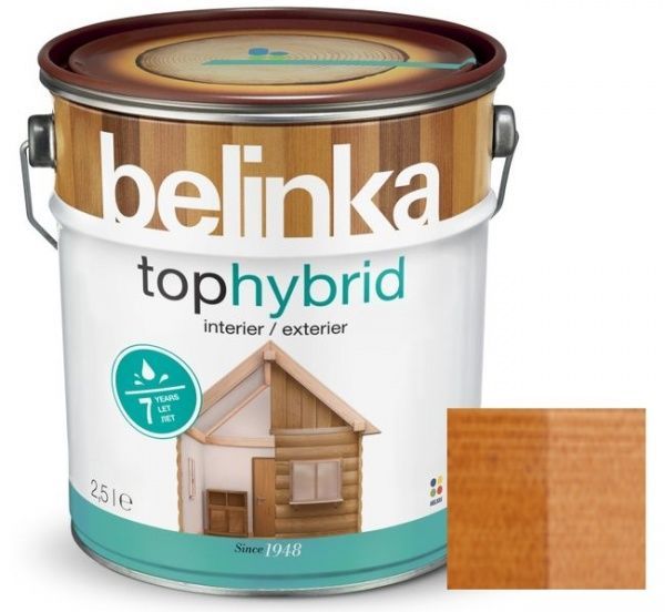 Лазур Belinka Tophybrid №16 горіх шовковистий глянець 2,5 л